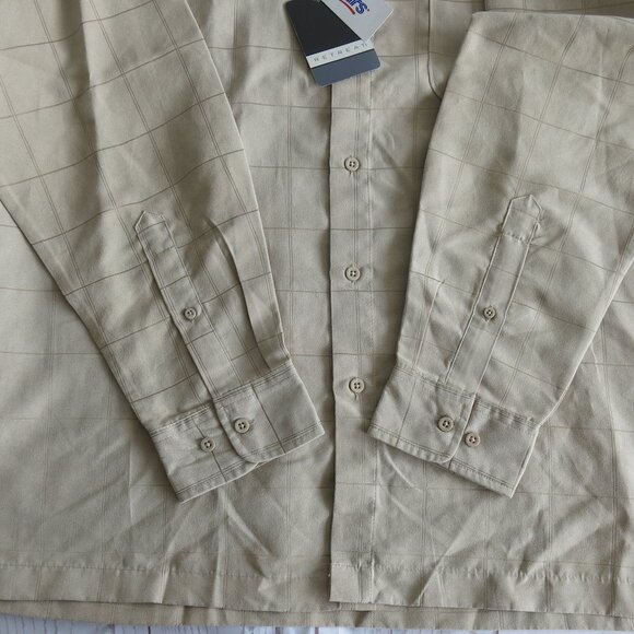 Retreat 100% Polyester Button Down Long Sleeve Dress/ Casual Shirt - Size XL - Picture 5 of 6